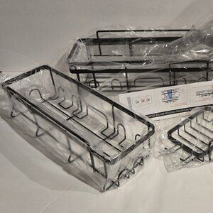 Veken Shower Caddy 6-Pack. Adhesive, Large Capacity Bathroom and More